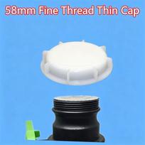 Plastic IBC Tank Cap Leak-proof Lightweight Tank Valve Cover Corrosion Resistant Threaded Drainage Outlet Adapter