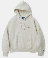 Columbia University Sig Arch Logo Women Fleece Hoodie Yellow Oatmeal Uyo/Free