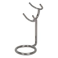 Shaver Holder Stainless Steel Shaving Brush Stand Black  Holder Stand for Enhanced Ventilation