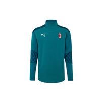 Puma Ac Milan Color Block Logo Print Long Sleeve Fitness Shirt Men tops Light-Blue 758243-03 XL