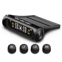 Solar Tire Pressure Monitor TPMS Tire Pressure Monitoring System Wireless Tire Pressure Sensor Tire Pressure Monitor External External