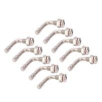 10pcs Truck Tyre Valve Stem TR543E Bent 75 Degrees 65mm Clamp in Valve Extension Adapter for Bus Truck Hole 9.7mm