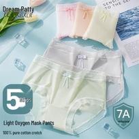Women's 5-Pack Ice Silk Antibacterial Briefs L (110-132 lbs)