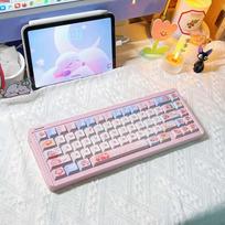 Original Kirby Personality Theme PBT Dye-Sublimation Keycaps for Mechanical Keyboard gray