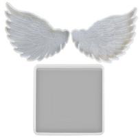 Silicone Angel Wing Shaped Mold Wings Epoxy Casting Mold for Making Jewelry Tray 1