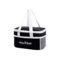 Large Capacity Tote Bento Bag Insulated Lunch Bag Outdoor Picnic Bag Food Box Storage Ice Cooler Thermal Bag Portable Handheld Insulation Bags S  24.5*16*14CM