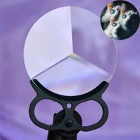 Effect Glass Filter Photography Lenses Kaleidoscope for Camera Canon Nikon Sony Camera Lens DSLR 75mm 3 Prism