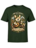 Lute Loyalty Corgi Dog TShirt Unisex S
