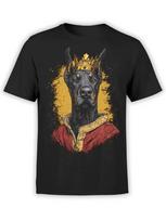 Doberunisex King Dog Tshirt Unisex S