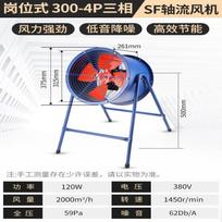 Industrial Axial Flow Exhaust Fan CN plug (adapter included)