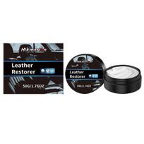 Faded Leather Restorer Car Care Cream, Cleaning Cream for Interior, Restores Softening Cracked Leather, 50g Waterproof Stain Resistant Conditioner 50g
