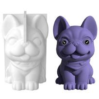 3D Cartoon Dog Epoxy Resin DIY Plaster Candle Mold Desktop Decoration Handmade