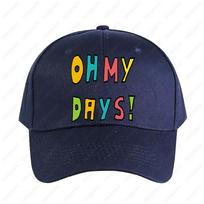 Oh My Days Cap Summer Woman Man Adult Peaked Hat Fashion Casual Adjustable Printed Baseball Caps Trucker Cap Adjustable