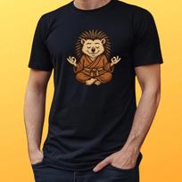 T-Shirt Herren Meister Igel Motiv Baumwolle Größe S bis 5XL XXXL