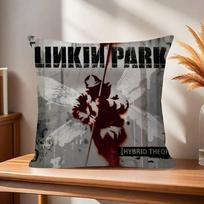 Band L-Linkin From logo P-Park   Personalized Pillow Dust Cover Bedroom Kids Party Decoration Pillowcase Birthday Children Gift 30x30cm
