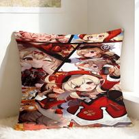 Anime Game G-Genshin Impact Pillow Case  Print Pillow Cover For Living Room Chair Cute Funny Cushion Cover 40x40cm