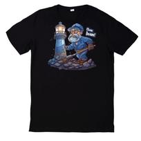 T-Shirt Lustiger Leuchtturm Wärter Motiv Baumwolle XXXXL