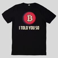 T-Shirt Crypto Bitcoin Baumwolle Fun Spaß Sprüche Lustig Cartoon L
