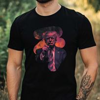 T-Shirt Herren Donald Trump Motiv Baumwolle Größe XS bis 5XL XL