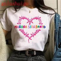 Y2k 90s Unisexana Sera Bonito Bichota Karol G Unisexs Tshirt Summer Casual Short Sleeve Tshirts O Neck Tee Trendy Unisexs Clothing S