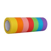 Colored Masking Tape, 7/12PCS Crafts Labeling Paper Tape, Colorful Marking Tape 10MM by 13M
