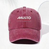Musto Performance Custom Vintage Washed Cotton Baseball Cap Unisex Retro Soft Top Adjustable Snapback Hat For Outdoor Sports