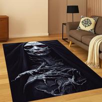 Baisus Dvasia Velnias Demonas Jaučio Galva Gąsdinantis Kilimas Kilimas Svetainei Sofai Namų Miegamajam Durų Kilimėlis Dekoras, Žaidimų Kambariui Neslystantis Kilimėlis 40x60cm
