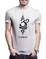 Breathe Symbol Herren T-Shirt Buddha Hinduismus Buddhismus Chakra Yoga Pilates XXXL