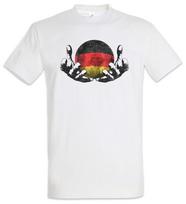 Germany Football Magic Ball T-Shirt german Soccer Flag Banner World Championship L