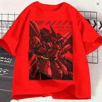 Gundam TShirts For Unisex Sazabi Msn Casual Cotton Tees Crewneck Short Sleeve T Shirts Party Clothing S