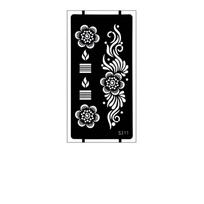 Legs Arm Henna Tattoo Stencil Stickers Lace Fake Tattoo Henna Tattoo Decals  Women/Lady S 0311