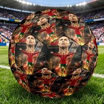 1 vnt. Cristiano Ronaldo palikimo futbolo kamuoliai Standartinis 5 dydis Mašininis-Sporto lygos Lauko rungtynių Futbolo treniruočių kamuolys Futbol VoetbalY070889 Size 5 brown