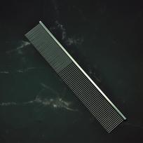 PC-5 Pet Dog Hair Remover Grooming Comb Stainless Dog Dematting Comb Pet Grooming Supplies Pet Grooming Straight Comb sidabras