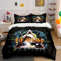 Def Leppard Album Cover Bedding Bedding Duvet Cover Set Duvet Cover Pillowcases  (1 * Duvet Cover 2 * Pillowcases, without duvet insert) 135x200cm