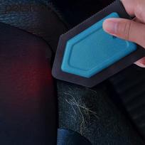Pet Hair Lint Comb Portable Lint Remover Shaver Carpet Scraper Suitable for Couch Carpet Car Mat Clothes pilka spalva