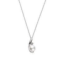 Vendome Aoyama Platinum Pearl Necklace APVN199140PA [Official] balta