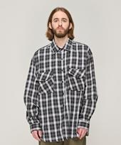 Cargo Bros Cb Two-Pocket Flannel Check Shirt (Black) Free