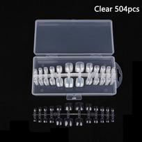 120/504Pcs Press On Toenails With Nail Glue Kit, No File Matte Gel Toe Nail Tips Full Cove Nail Set Press On Cute Nails Charms Clear 504PCS