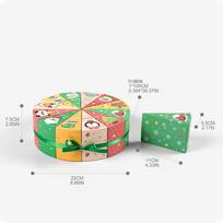 2025 Christmas Candy Box Empty Calendars Advent To Fill 12 Piece Candy Storage Boxs For Kids Jewelry Toys Wedding Holiday  Favor Other