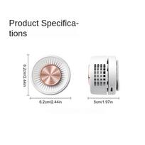 360 degree Adjustable Clip On Fan, 3-Speed Rechargeable Portable, Waist Clip Cooling Fan for Camping Hiking Travel Outdoor Use