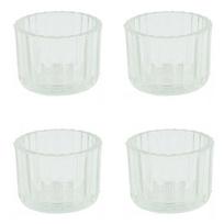 Creative Wedding Clear Tulip Shaped Candlestick Stand Candle Holder Candle Pillar Tea Light Jars S
