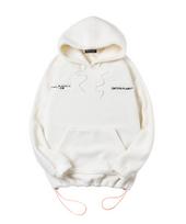 Emotion Planet Boa Fleece Logo Hoodie (White) White/L(100)