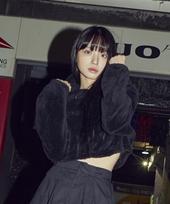 Disco Donut King Boa Puris Crop Hoodie_Black Black/Free