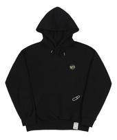 Graver [Unisex] Small Camo Dot Smile Hoodie_Black Black/S