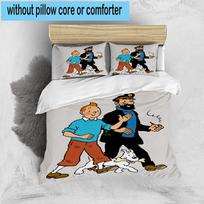 1PC Adventure In The City 3pcs Bedding,Including 1pc Duvet Cover And 2pcs Pillowcases Perfect for Christmas,Ideal for Bedroom, Dormitory 135cm*200cm