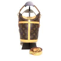 [Pre-Owned] Duffle Classic Monogram S-Lock Detachable Shoulder Strap Coated Canvas Leather - Excellent #B1TQNK ONE SIZE
