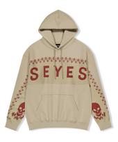 Yes Ic Y.E.S Jacquard Skull Hoodie Stone S