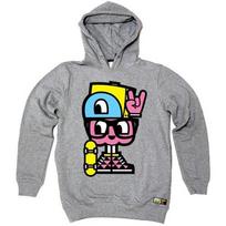 Doldol Shake-Pap_Hoody_01 Paprika B-Boy Shake Pop Character Graffiti Graphic Design Hoodie Gray/Xxl