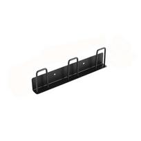No Drilling Cup Storage Rack Metal Cup Drying Rack Multifunctional Cup Holder  Bathroom Black-3 Hooks