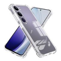 VIVO V50 V40 V30 V29 V27 V25 V23 V21 V20 V15 Pro V19 Neo V21E V23E V25E V27E V29E V30E V40 Lite Shockproof Clear Phone Case Airbag Soft TPU Cover Vivo V15 balta